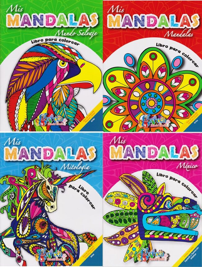 Mis mandalas, libro para colorear